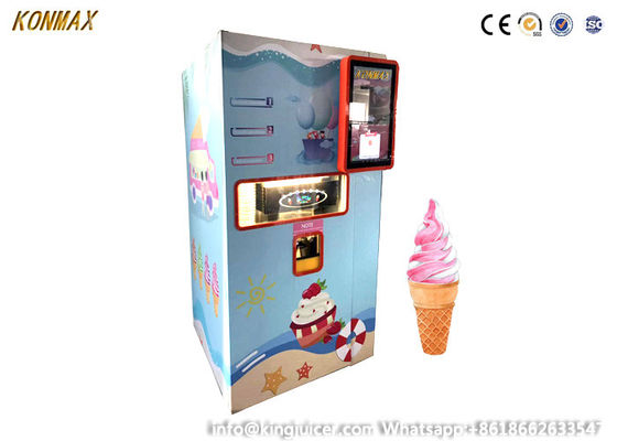 CE 32&quot; construção de aço da máquina de venda automática do gelado do robô do picolé da tela