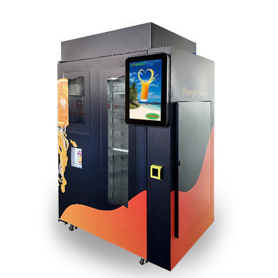 Pagamento automatizado inteligente da máquina de venda automática do suco de fruto fresco pela cédula e pela moeda