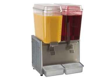 distribuidor quente ou frio do suco de fruto 9L×2 da bebida com sistema de aquecimento, mistura, pulverizando