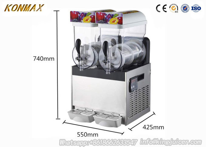 máquina da lama do gelo do batido de 500W Margarita, capacidade de fabricante de gelo da lama grande