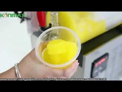 Large Capacity Ice Slush Machine Rotating For Supermarket