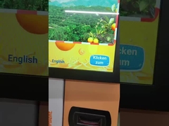 Pagamento por cartão Máquina automática de distribuição de sumo de frutas