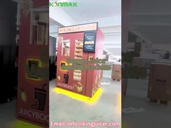 Pagamento por cartão Máquina automática de distribuição de sumo de frutas