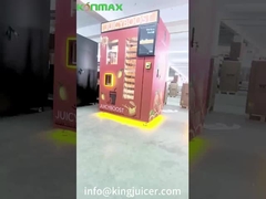 Copas de papel de 360 ml Sucos de laranja Máquinas de venda automática Moedas e notas Aceitadores