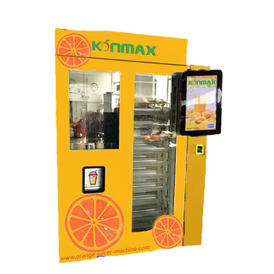 Máquina de venda automática fresca automatizada inteligente do suco de laranja com tamanho do Lcd de 20 polegadas
