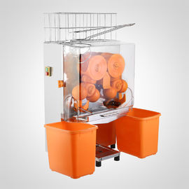 Tampo da mesa da máquina do sumo de laranja com a máquina alaranjada do Juicer de Zumex do alimentador automático para barras de suco