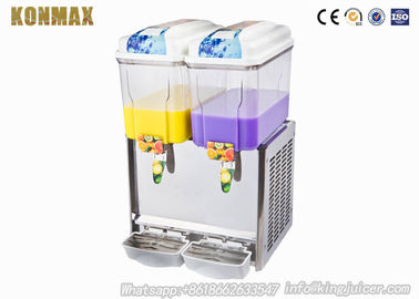 Distribuidor do suco dos tanques dobro comerciais/máquina frios distribuidor da bebida