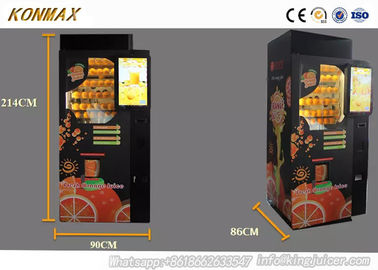 Máquina de venda automática alaranjada 100% pura automática completa com LCD para o supermercado