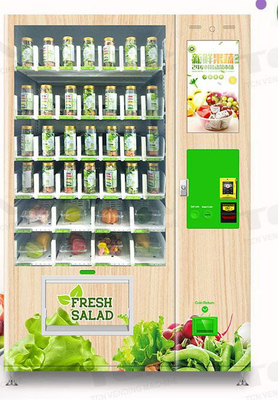 Máquina de venda automática fresca automática da salada do serviço 2não pilotado com sistema do elevador