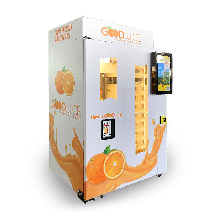 Máquina de venda automática fresca do suco de laranja de Arábia Saudita com sistema de esterilização do ozônio