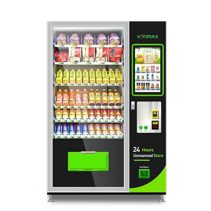 Espiral Tray Cooling System Smart da máquina de venda automática do serviço do alimento e do auto das bebidas
